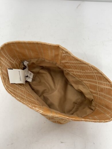 商品画像：バケットハット/--/コットン/オレンジ/チェック/レディース/// 5