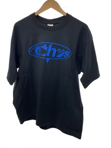 商品画像：Tシャツ/L/コットン/ブラック/無地/DN1758-010 1