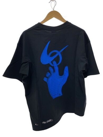 商品画像：Tシャツ/L/コットン/ブラック/無地/DN1758-010 2