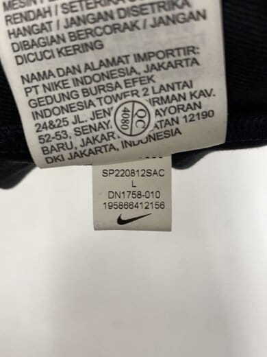 商品画像：Tシャツ/L/コットン/ブラック/無地/DN1758-010 4