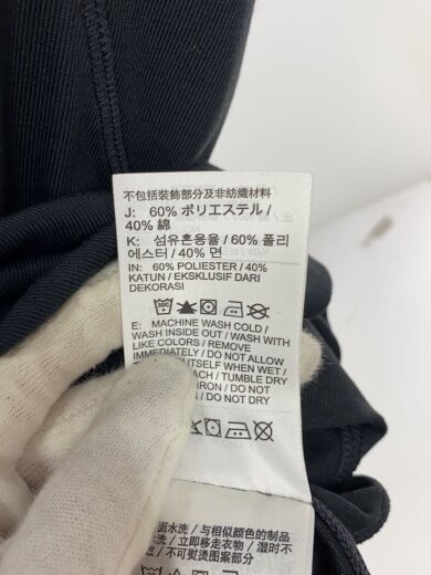 商品画像：Tシャツ/L/コットン/ブラック/無地/DN1758-010 5