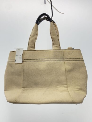 商品画像：ショルダーバッグ/コットン/CRM/無地/125-9183008/クリーム/キャンバス/トートバッグ// 3