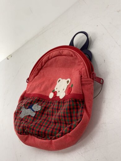 商品画像：刺繍/キッズバッグ/リュック/レッド/キッズリュック 2