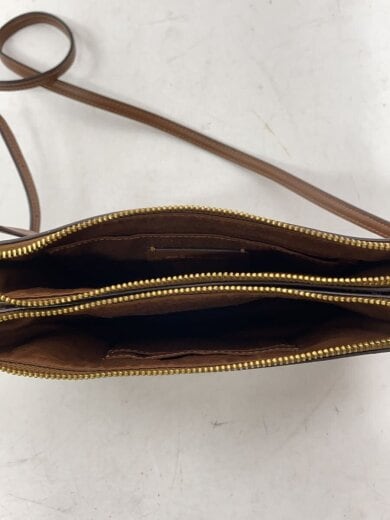 商品画像：ショルダーバッグ/レザー/ブラウン/総柄/F58328 6
