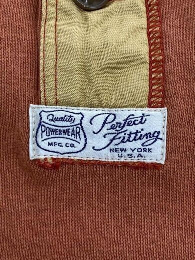 画像：FREEWHEELERSPOWER WEAR/ヘンリーネックカットソー/42/--/ORN/無地3