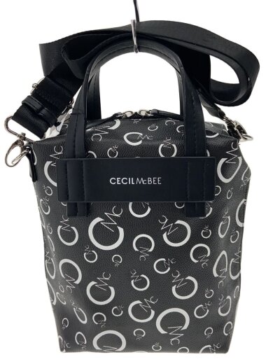 商品画像：2way/ハンドバッグ/ショルダーバッグ/BLK/総柄 1