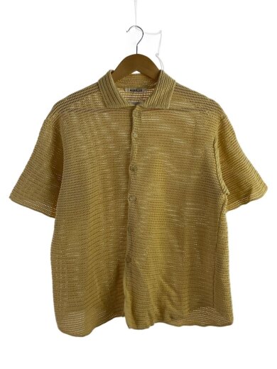 商品画像：COTTON MESH KNIT HALF SLEEVED SHIRT/FREE/コットン/YLW/A25SS01KB 1