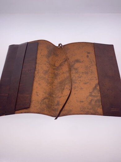 商品画像：手帳カバー/レザー/BRW/無地/レディース// 4