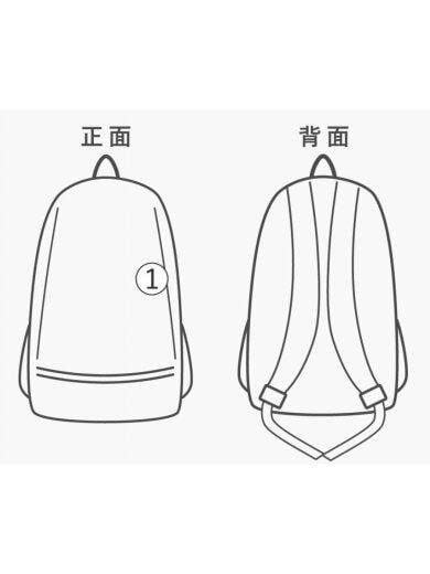 商品画像：リュック/--/RED/無地/JADE 33// 8