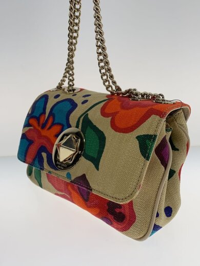 商品画像：ショルダーバッグ/レザー/マルチカラー/花柄/pxru4243 2