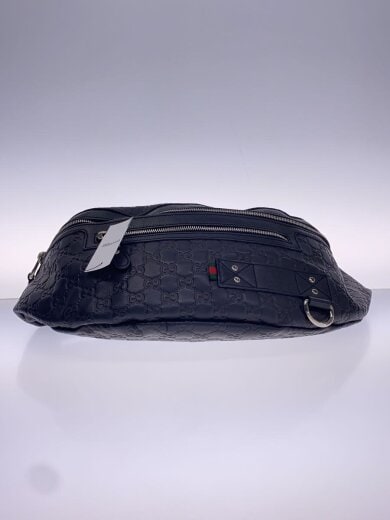 商品画像：ウエストバッグ_グッチシマ/レザー/BLK 4