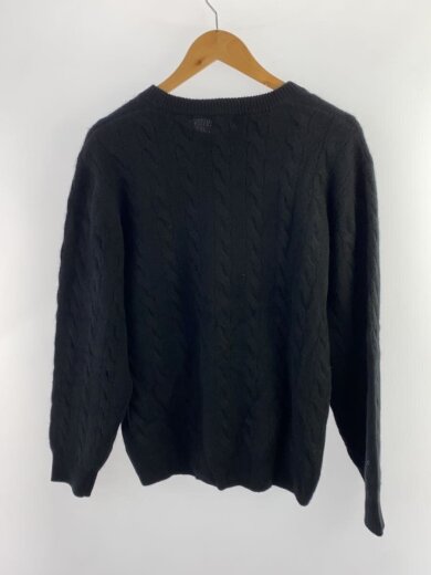 画像：RATSCASHMERE CABLE KNIT/ニット/XL/--/BLK/無地/24RN-10112
