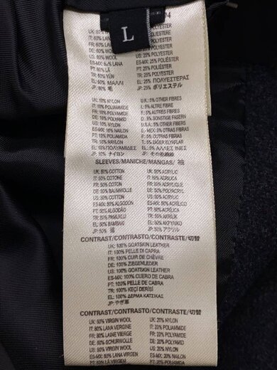 商品画像：チェスターコート/L/ウール/BLK 4