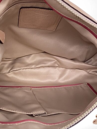 商品画像：ショルダーバッグ/レザー/BEG/無地/13654 6