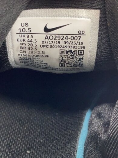 商品画像：ローカットスニーカー/28.5cm/BLK/AO2924-007 5