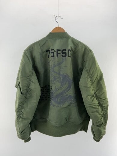 商品画像：フライトジャケット/L/--/KHK/6152041/75th FSG 2