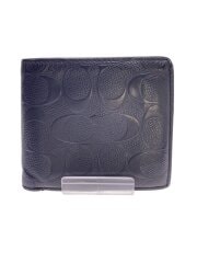 2つ折り財布_シグネチャー/--/BLK/メンズ