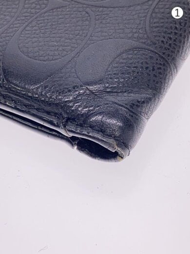 商品画像：2つ折り財布_シグネチャー/--/BLK/メンズ 8