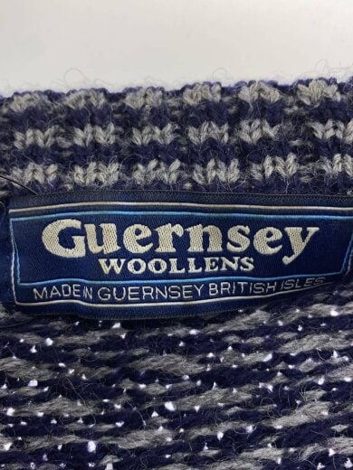 商品画像：ニット・セーター(厚手)/40/ウール/NVY/総柄/イギリス製 3