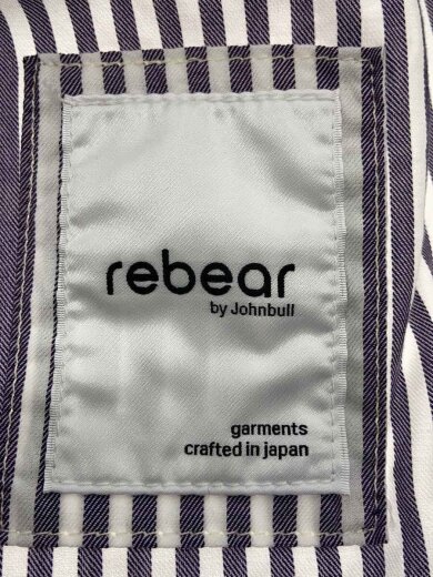 商品画像：半袖シャツ/FREE/コットン/BLU/ストライプ/RE242L04 3