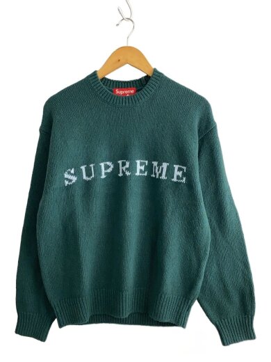 商品画像：Contrast Logo Sweater/ニット・セーター(厚手)/S/ウール/GRN// 1