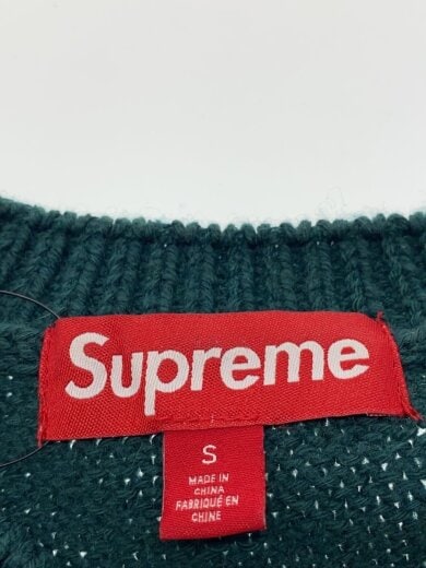 商品画像：Contrast Logo Sweater/ニット・セーター(厚手)/S/ウール/GRN// 3