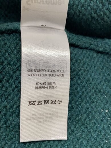 商品画像：Contrast Logo Sweater/ニット・セーター(厚手)/S/ウール/GRN// 4