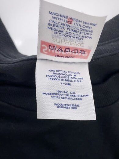 商品画像：EYEWEAR TEE/Tシャツ/S/コットン/BLK 4