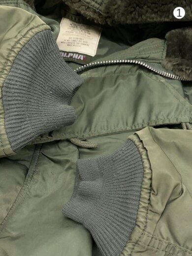 商品画像：N-2B/IDEALZIP/USA製/フライトジャケット/L/--/KHK/MIL-J-6278F// 5