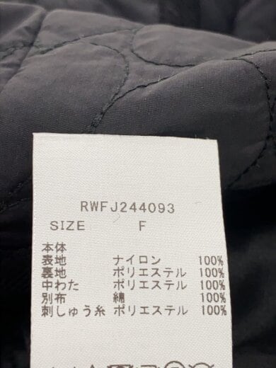 商品画像：キルティングジャケット/one/--/BLK/無地/RWFJ244093 4