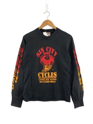 商品画像：SIN CITY CYCLES/長袖Tシャツ/S/コットン/BLK// 1