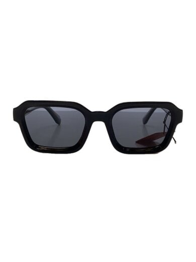 商品画像：サングラス/ウェリントン/プラスチック/BLK/BLK/レディース 1