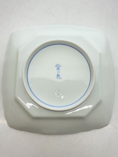商品画像：皿/牡丹金ミル/桔梗型7寸角鉢// 3