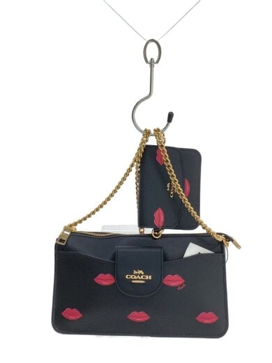 商品画像：ショルダーバッグ/PVC/BLK/総柄/C3327// 1