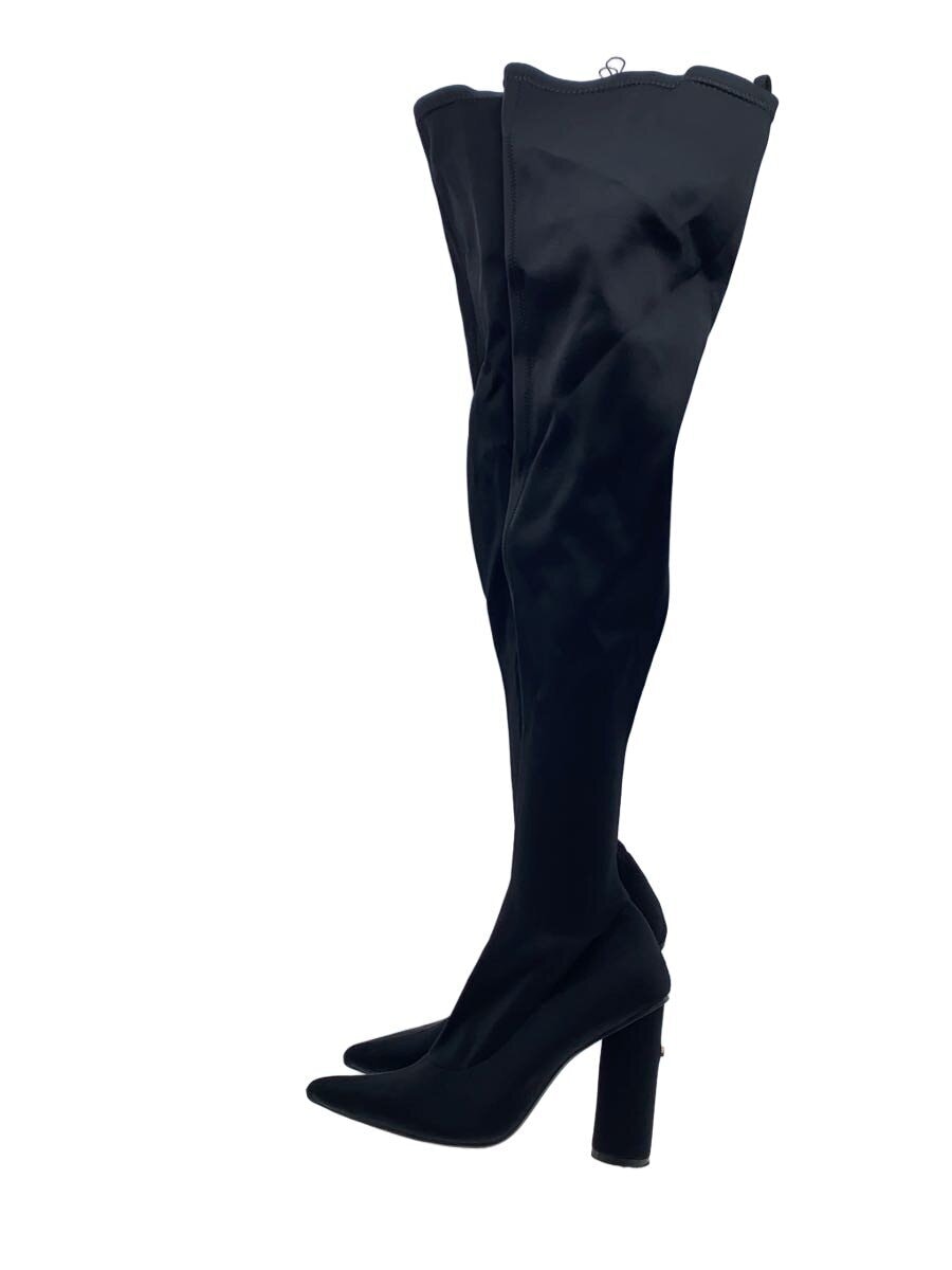 YELLO / ロングブーツ/M/BLK/ニーハイブーツ