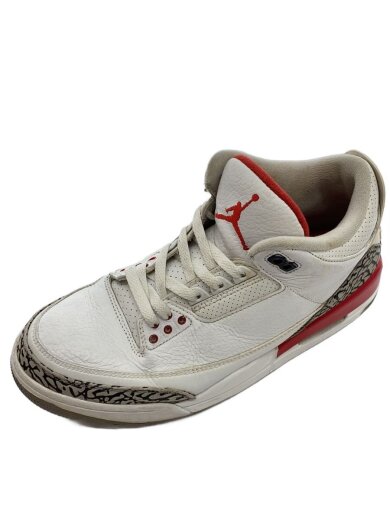 商品画像：AIR JORDAN 3 RETRO/エアジョーダンレトロ/ホワイト/136064-116/28cm/WHT 1