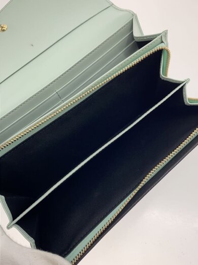 商品画像：長財布/レザー/BLK/無地/レディース/555-423// 5