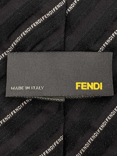 商品画像：ネクタイ/シルク/BLK/ストライプ/メンズ 3