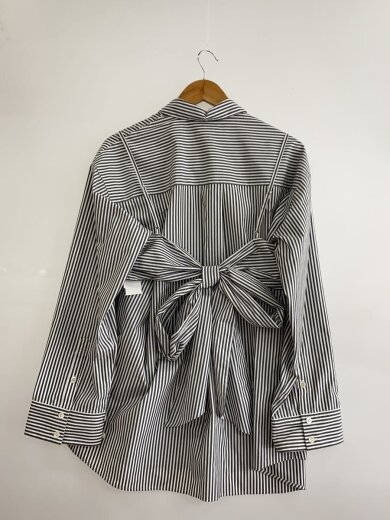 商品画像：長袖シャツ/FREE/コットン/GRY/ストライプ/FWF244142 2