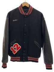 スタジャン/--/ウール/BLK/usa製