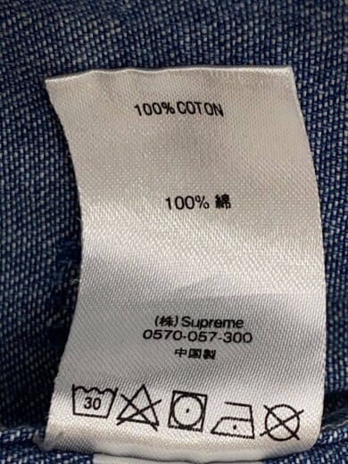 商品画像：長袖シャツ/M/デニム/IDG 4