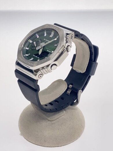 商品画像：ソーラー腕時計/デジアナ/ラバー/GRN/BLK/gbm-2100 2