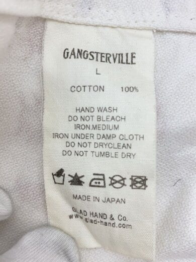 商品画像：長袖シャツ/L/コットン/WHT/GSV-17-AW-22 4