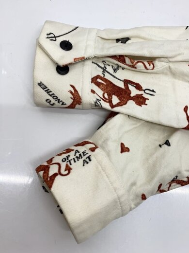 商品画像：長袖シャツ/L/コットン/WHT/GSV-17-AW-22 5