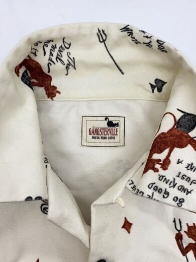 商品画像：長袖シャツ/L/コットン/WHT/GSV-17-AW-22 6