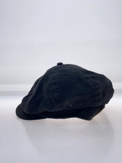 商品画像：キャスケット/--/リネン/BLK/メンズ/ｄ-00521 2