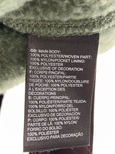 商品画像：フリースベスト/S/ポリエステル/GRN// 4