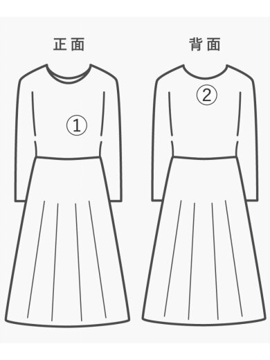 商品画像：ノースリーブワンピース/40/ポリエステル/BLK/34568-NAOFY934T 9