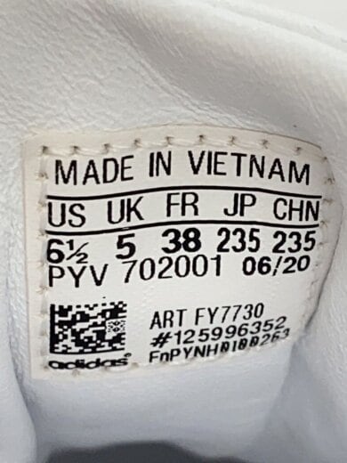 商品画像：ローカットスニーカー/23.5cm/WHT/FY7730 5