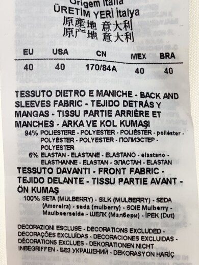商品画像：半袖ブラウス/40/ポリエステル/WHT/ドット/花// 4